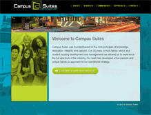 Tablet Screenshot of campussuites.com